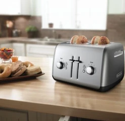 KitchenAid 4-Slice Toaster - Contour Silver -Home Kitchen image 102