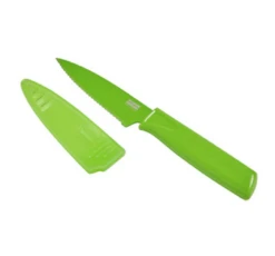 Kuhn Rikon Serrated Knife Colori® 4” Green