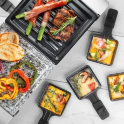 CucinaPro Deluxe 8-Pan Cheese Raclette -Home Kitchen image 120