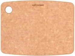 Epicurean Natural Cutting Board 8" × 6” X 1/4"
