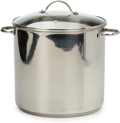 RSVP Endurance Stock Pot, Stainless Steel 16 Qt. (15.1L)