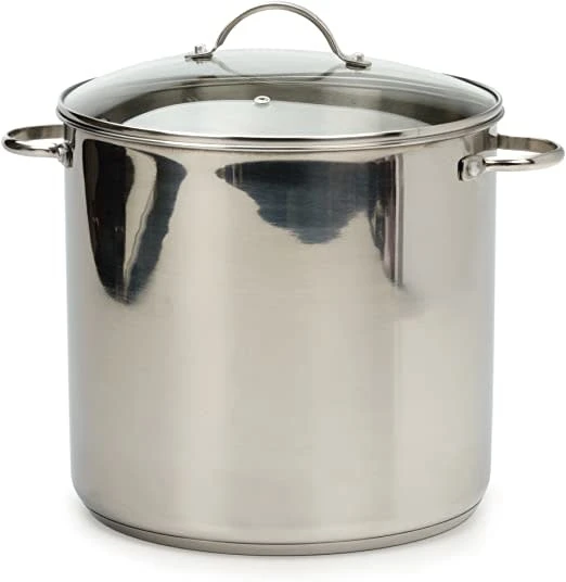 RSVP Endurance Stock Pot, Stainless Steel 16 Qt. (15.1L) 2 RSVP Endurance Stock Pot, Stainless Steel 16 Qt. (15.1L)