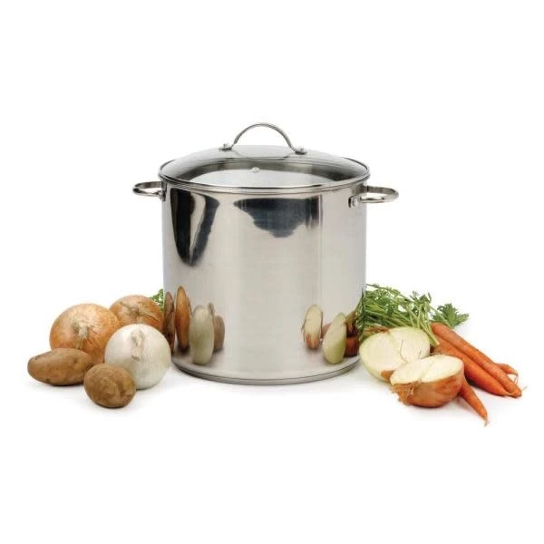RSVP Endurance Stock Pot, Stainless Steel 16 Qt. (15.1L) 3 RSVP Endurance Stock Pot, Stainless Steel 16 Qt. (15.1L) - Image 2