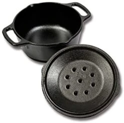 Lodge Cast Iron Serving Pot, 2 Qt. 8 Lodge Cast Iron Serving Pot, 2 Qt. -Home Kitchen image 1401