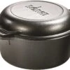 Lodge Cast Iron Double Dutch Oven, 5 Qt.