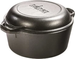 Lodge Cast Iron Double Dutch Oven, 5 Qt.