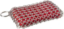 Lodge Chainmail Scrubbing Pad Red