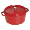 Staub Cocotte Round 9 Quart, Cherry -Home Kitchen image 1475