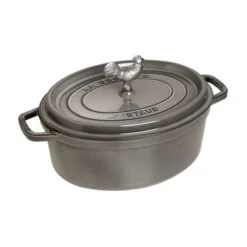 Staub Coq Au Vin 5.75 Quart, Graphite