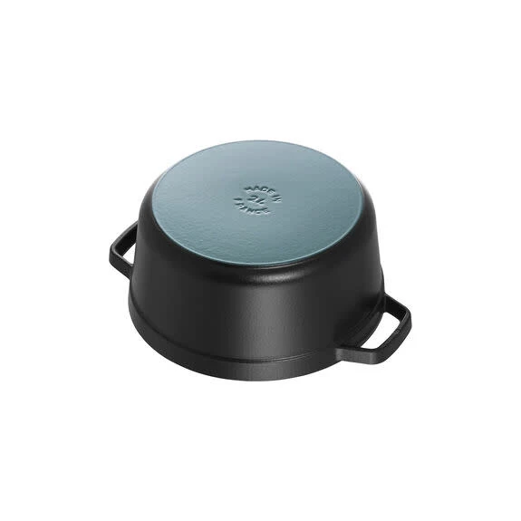 Staub Cocotte Round 4 QT Black 4 Staub Cocotte Round 4 QT Black - Image 2