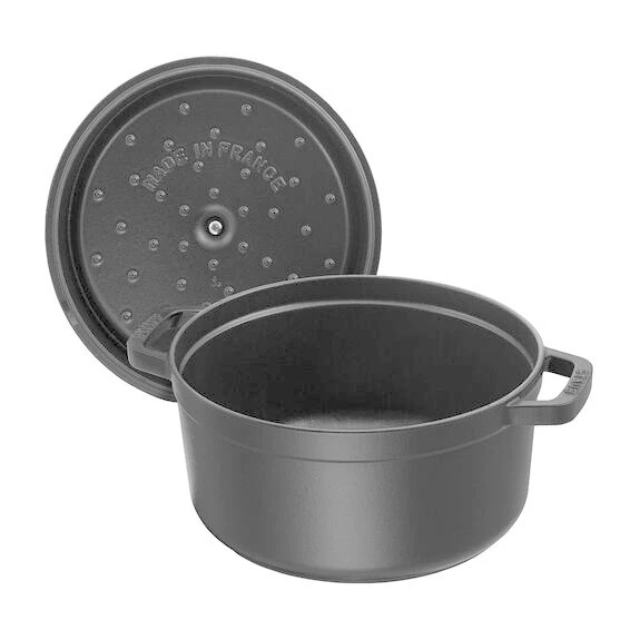 Staub Cocotte Round 4 QT Black 5 Staub Cocotte Round 4 QT Black - Image 3