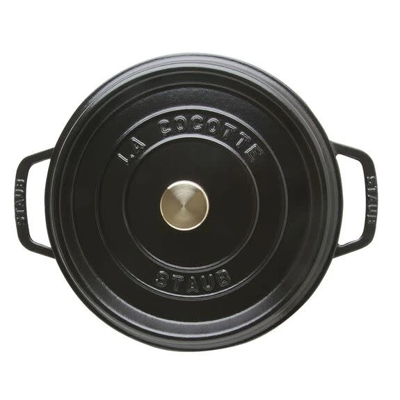 Staub Cocotte Round 4 QT Black 6 Staub Cocotte Round 4 QT Black - Image 4