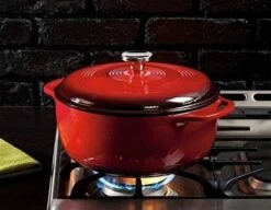 Lodge Dutch Oven, 6 Qt. Red -Home Kitchen image 1516