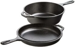 Lodge Cast Iron Combo Cooker, 3.2 Qt.
