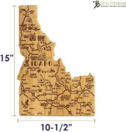 Totally Bamboo Destination Idaho Cutting Board 13 Totally Bamboo Destination Idaho Cutting Board -Home Kitchen image 153