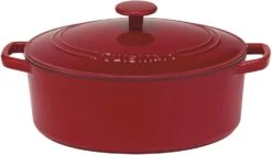 Cuisinart 5.5 Qt. Cast Iron Oval Covered Casserole Pan
