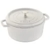 Staub Cocotte Round 5.5 QT White -Home Kitchen image 1546