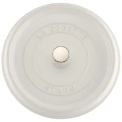 Staub Cocotte Round 5.5 QT White -Home Kitchen image 1549