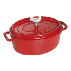 Staub Coq Au Vin 5.75 Quart, Cherry