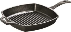 Lodge Square Cast Iron Grill Pan, 10.5"