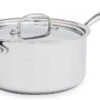 Heritage Steel 4 Qt. Saucepan With Lid 2 Heritage Steel 4 Qt. Saucepan With Lid -Home Kitchen image 1642