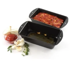 Norpro Nonstick Meat Loaf Pan/Bread Pan Set 11 Norpro Nonstick Meat Loaf Pan/Bread Pan Set -Home Kitchen image 170