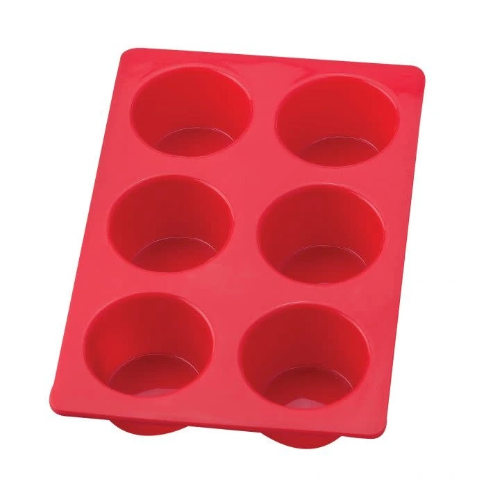 Mrs. Anderson's Muffin Pan Silicone 6 Cup 2 Mrs. Anderson's Muffin Pan Silicone 6 Cup