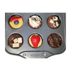 Norpro 12 Mini Cheesecake Pan -Home Kitchen image 1733