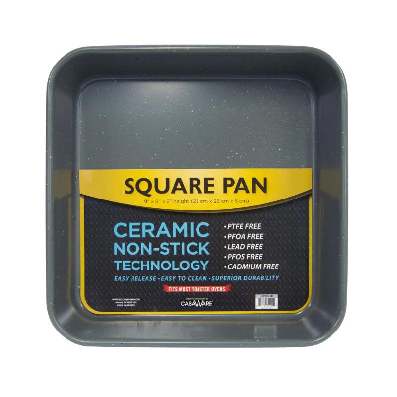 CasaWare Silver Square Pan 9" Ultimate 3 CasaWare Silver Square Pan 9" Ultimate