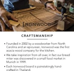 Fox Run IW Union Stock Yard Butcher Block 20"X14"X3" -Home Kitchen image 184