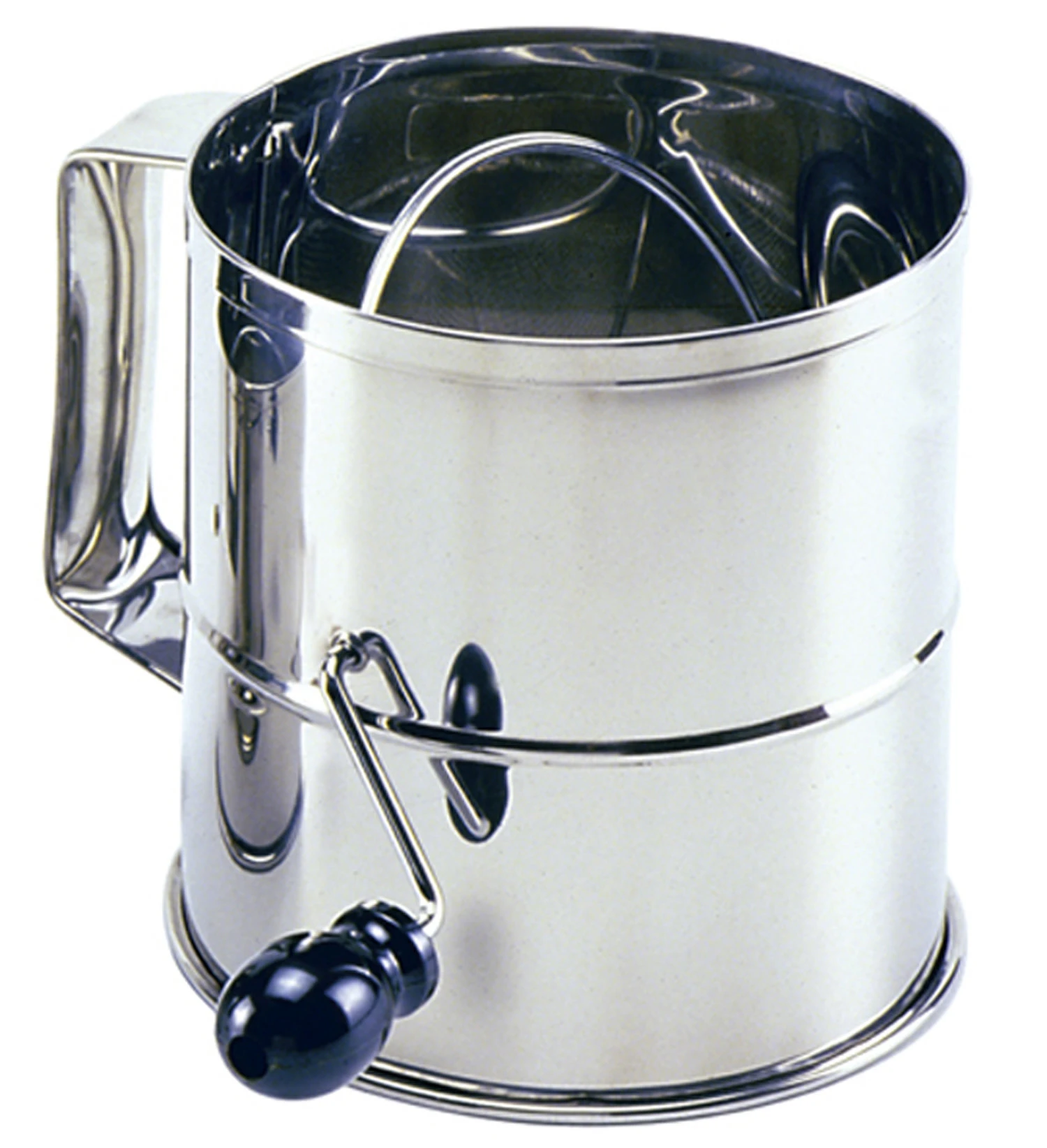 Norpro 8 Cup Flour Sifter - Stainless Steel 3 Norpro 8 Cup Flour Sifter - Stainless Steel