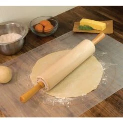 HIC Hardwood Rolling Pin 12" X 2.75" -Home Kitchen image 1902