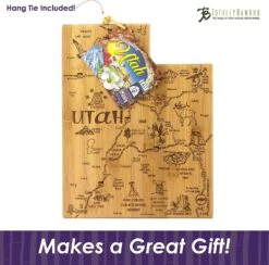 Totally Bamboo Destination Utah Cutting Board 10 Totally Bamboo Destination Utah Cutting Board -Home Kitchen image 191