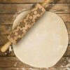 HIC Mrs. Anderson's Snowflake Rolling Pin -Home Kitchen image 1919