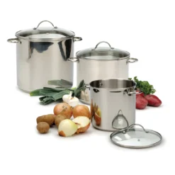 RSVP Endurance® Stock Pot, Stainless Steel 12 Qt. (11.4L) -Home Kitchen image 210