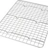 USA Pans Quarter Sheet Baking Rack, 12" X 8 1/4" X 1/2"