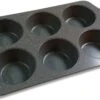 CasaWare Silver Jumbo Muffin Pan 6 Cup