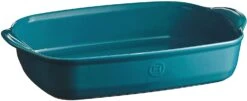 Emile Henry Ultimate Rectangular Baker Mediterranean Blue -Home Kitchen image 2275