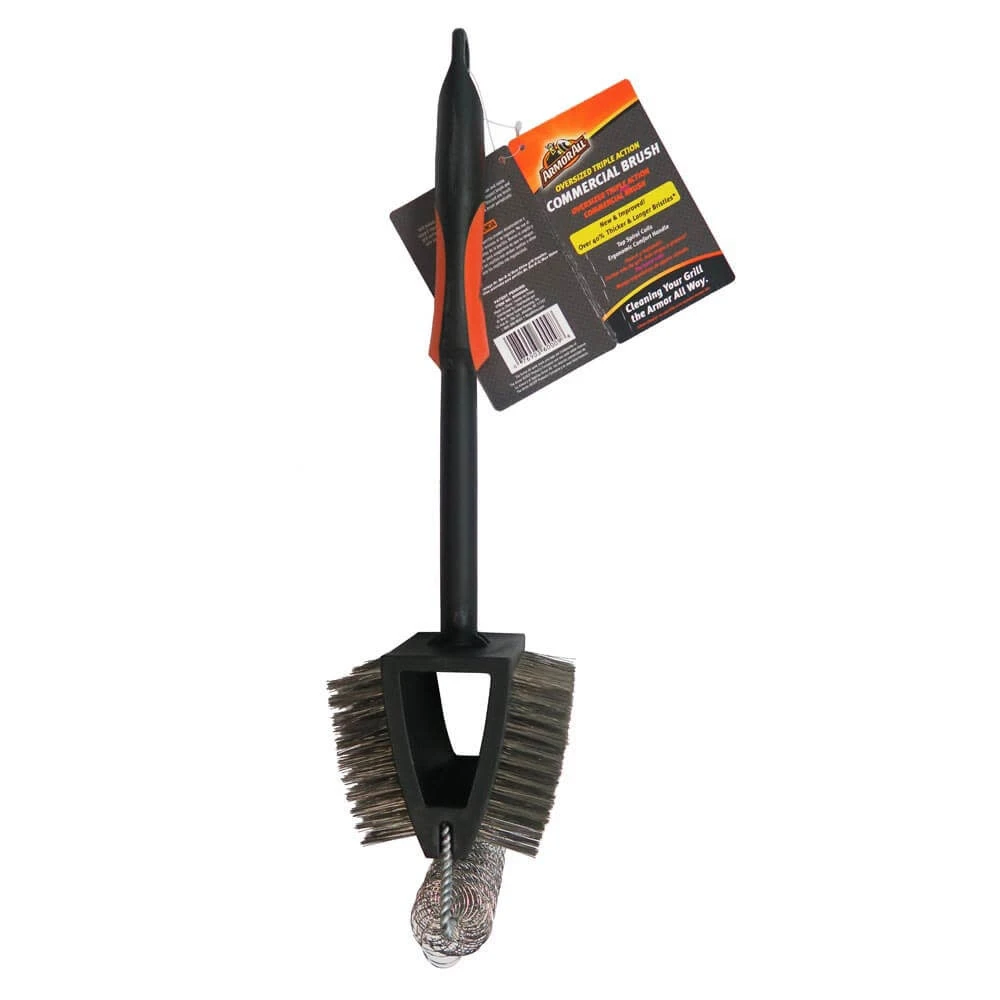 Mr. Bar-B-Q Armor All Oversized Triple Action Commercial Brush 4 Mr. Bar-B-Q Armor All Oversized Triple Action Commercial Brush - Image 2