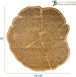 Totally Bamboo Tree Of Life Cutting Board - 13 1/2" X 13" X 5/8" -Home Kitchen image 232