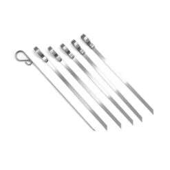 Norpro Stainless Steel Flat Skewers, Set Of 6