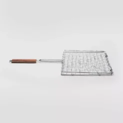 Outset Chrome FIex GriII Basket Rosewood HandIe -Home Kitchen image 234