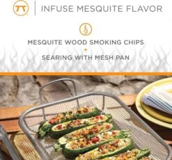 Outset Stainless Steel Mesh Roasting Pan -Home Kitchen image 2373