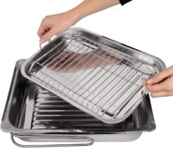 Camerons Original Stovetop Smoker 11"X15"X3.5" -Home Kitchen image 2387