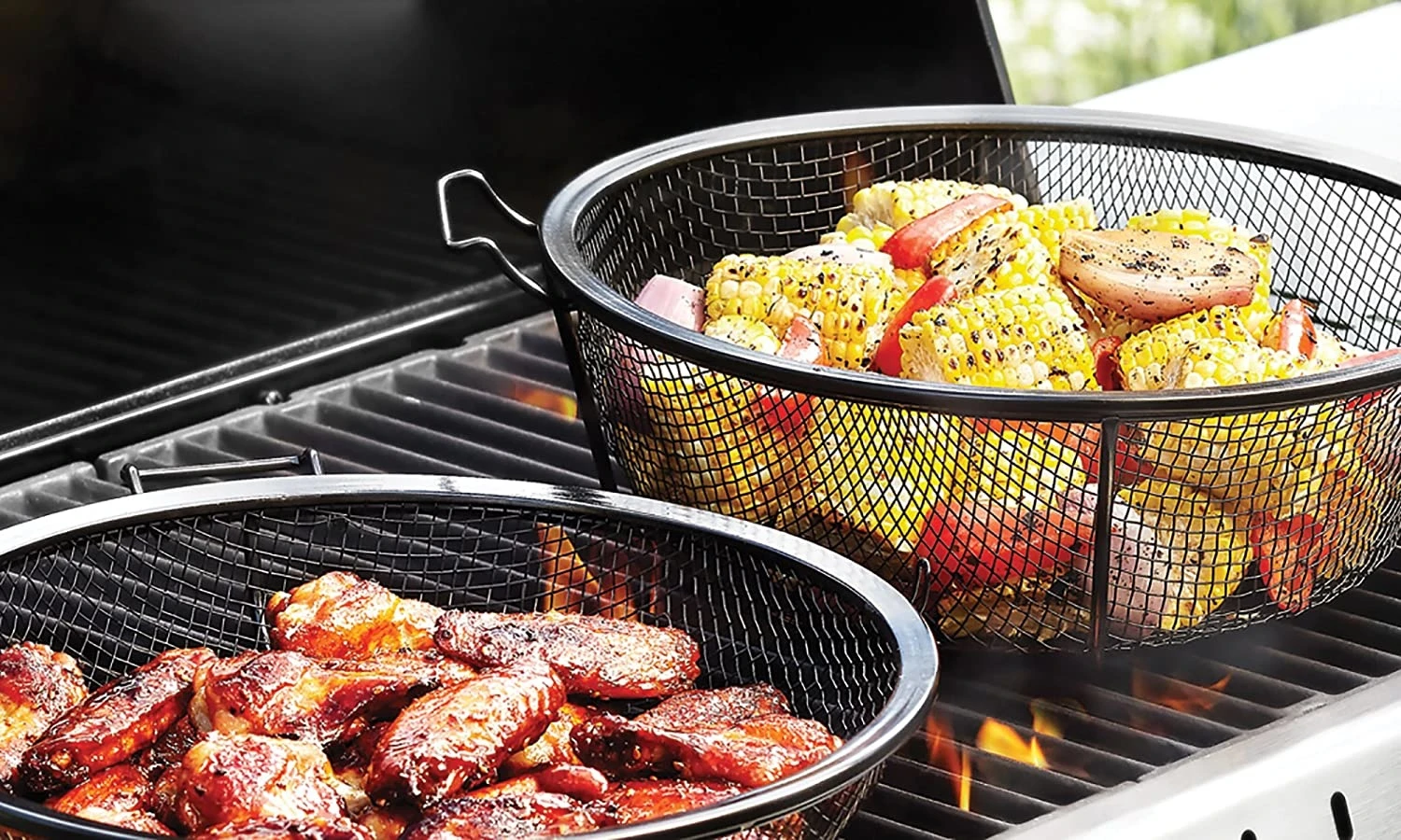 Outset Dual Skillet/Shaker Basket N/S 4 Outset Dual Skillet/Shaker Basket N/S - Image 2