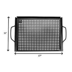 Outset Grill Grid With Handles, Non-Stick -Home Kitchen image 2473