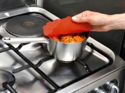 Charles Viancin Poppy Lid (Red) Gift-Box - Set/4 (11'', 9'', 6'', 4'') 19 Charles Viancin Poppy Lid (Red) Gift-Box - Set/4 (11'', 9'', 6'', 4'') -Home Kitchen image 2498