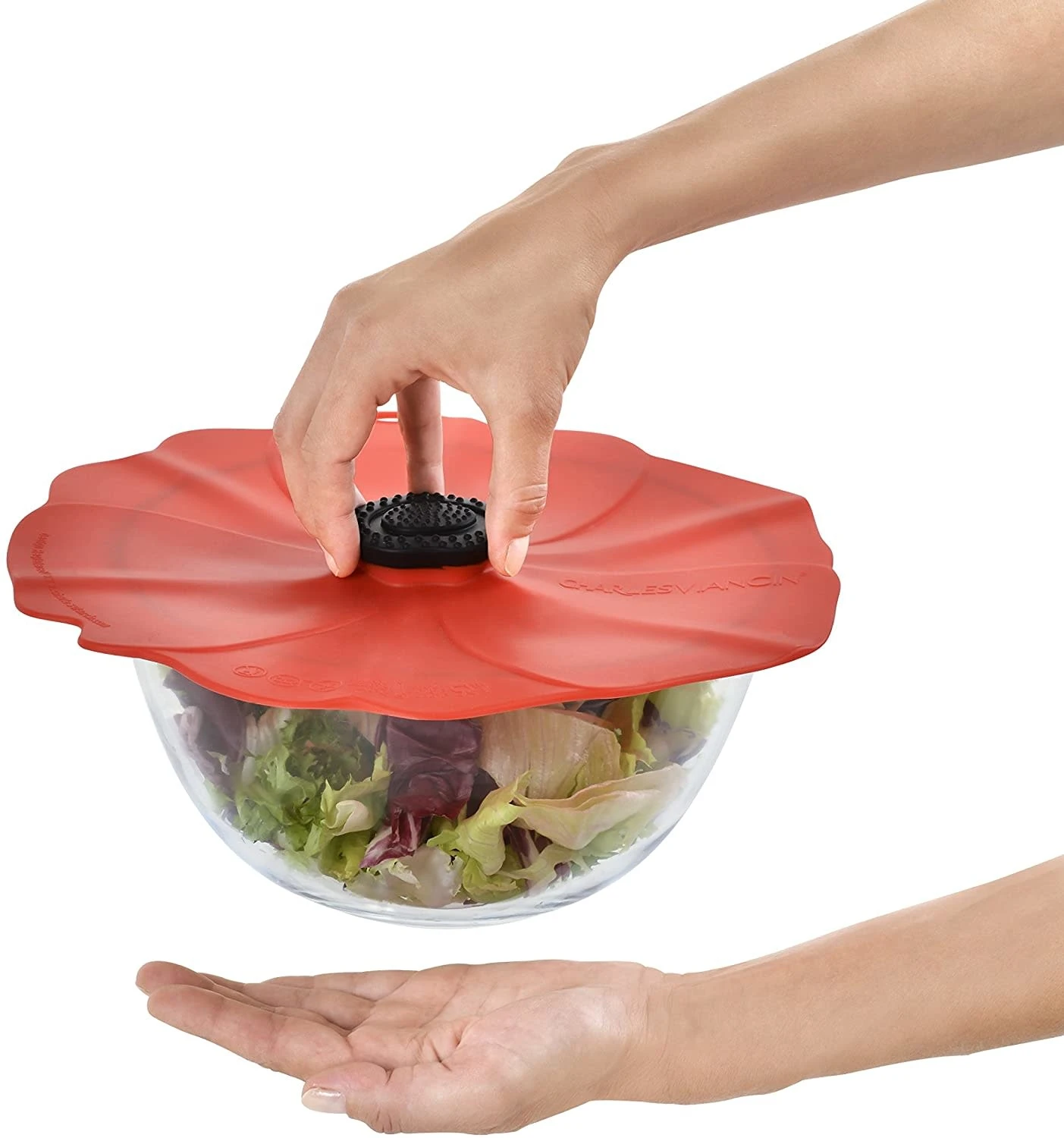 Charles Viancin Poppy Lid 11'' (Red) 4 Charles Viancin Poppy Lid 11'' (Red) - Image 2