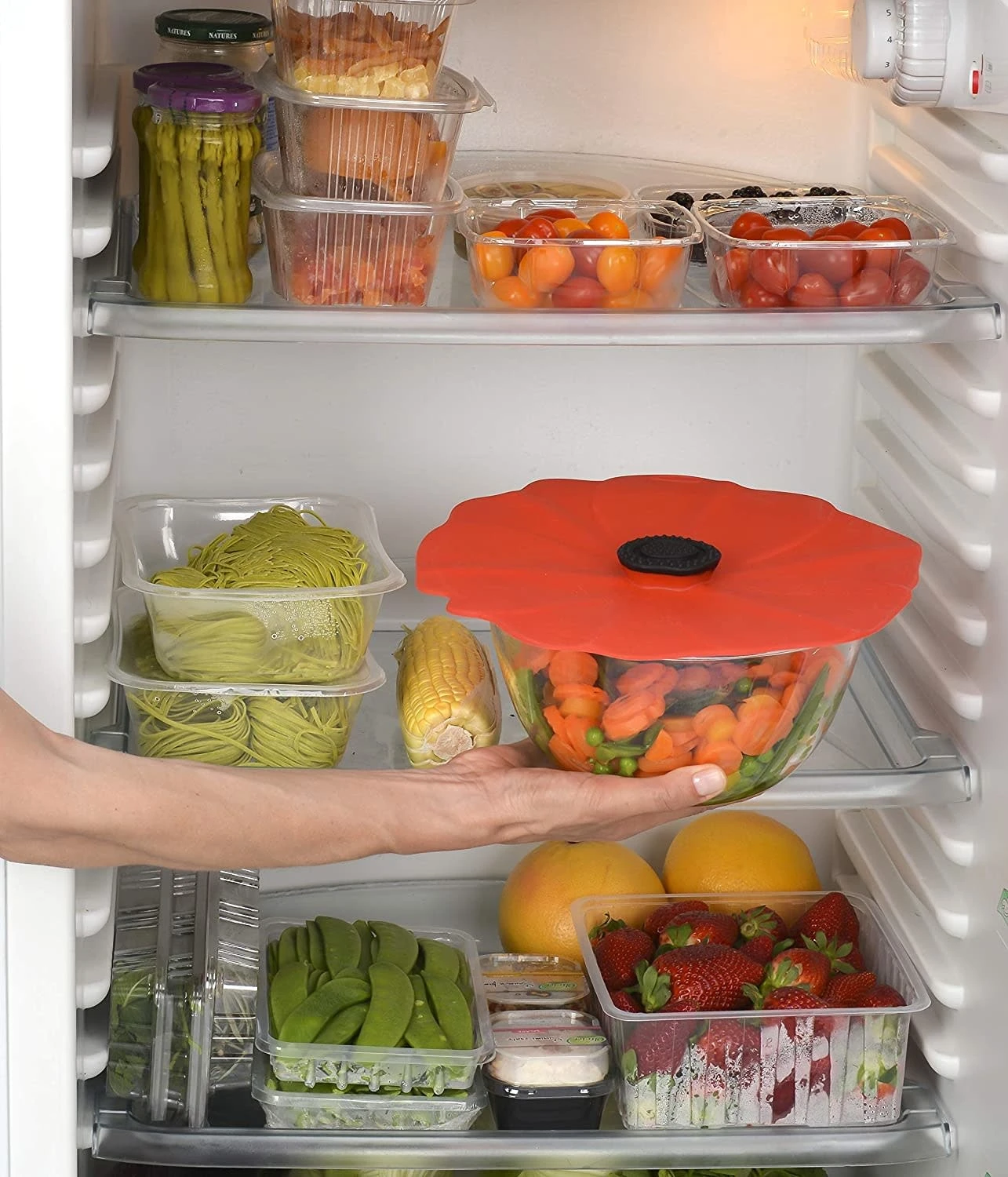 Charles Viancin Poppy Lid 11'' (Red) 8 Charles Viancin Poppy Lid 11'' (Red) - Image 6