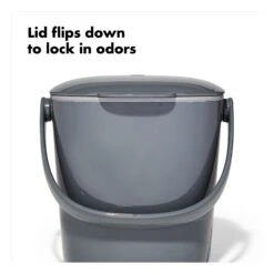 OXO Good Grips Compost Bin - Charcoal -Home Kitchen image 2577